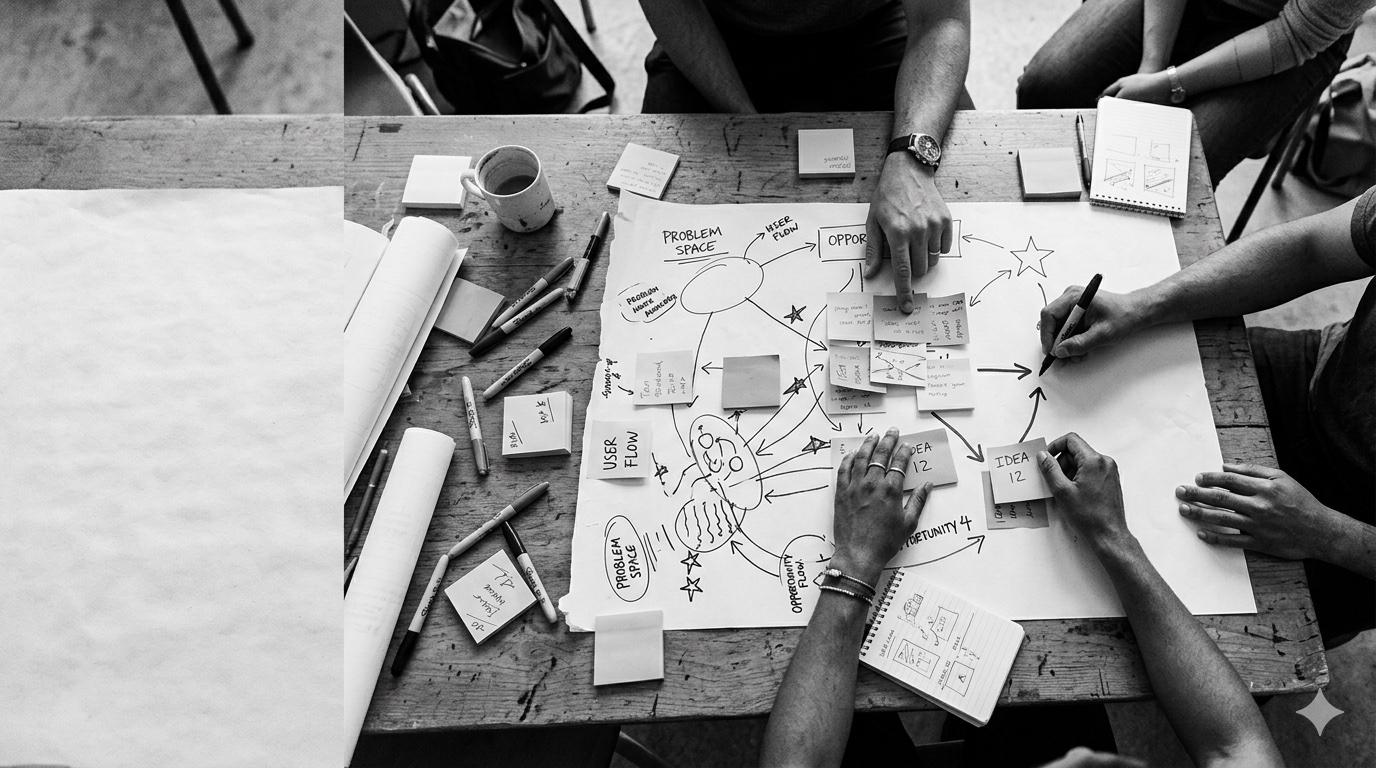 Workshop de facilitação em andamento